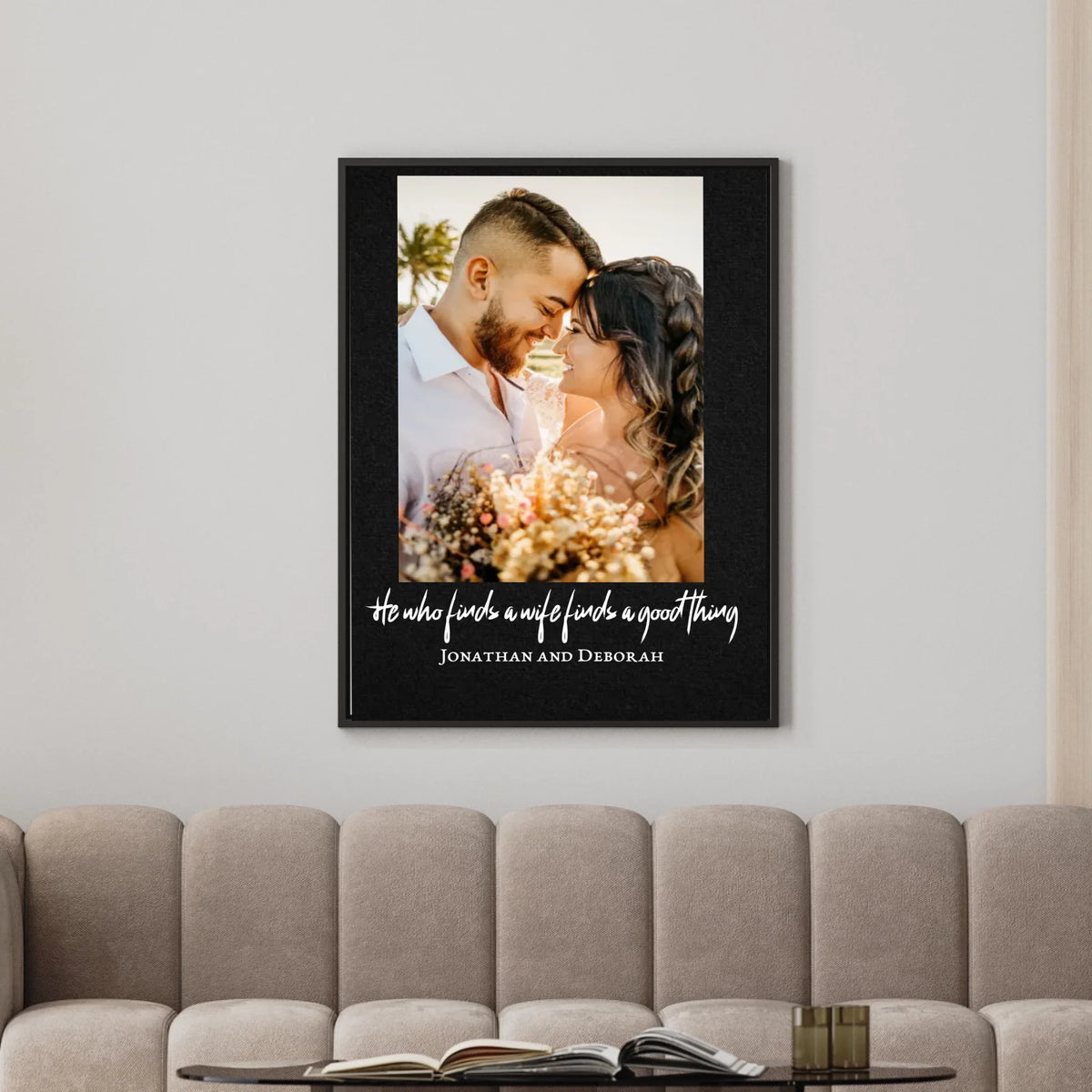 BlackFramed Canvas 1